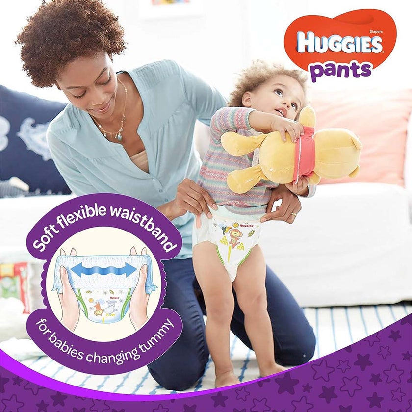 Huggies Active Baby Diaper Pants, Size 6, 15-25Kg, Promo Pack of 2 x 30's