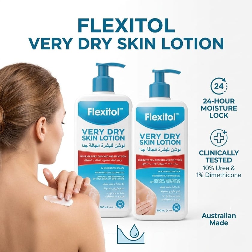 Flexitol Very Dry Skin Lotion For Very Dry Itchy Skin Relief 500ml