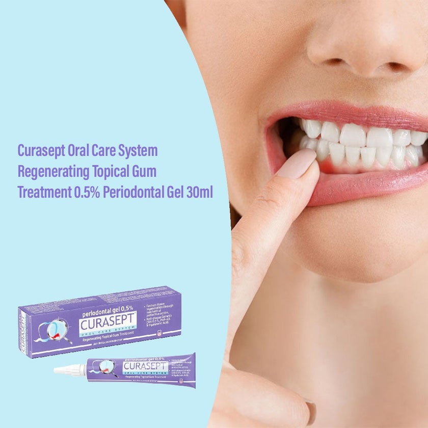 Curasept Oral Care System Regenerating Topical Gum Treatment 0.5% Periodontal Gel 30ml