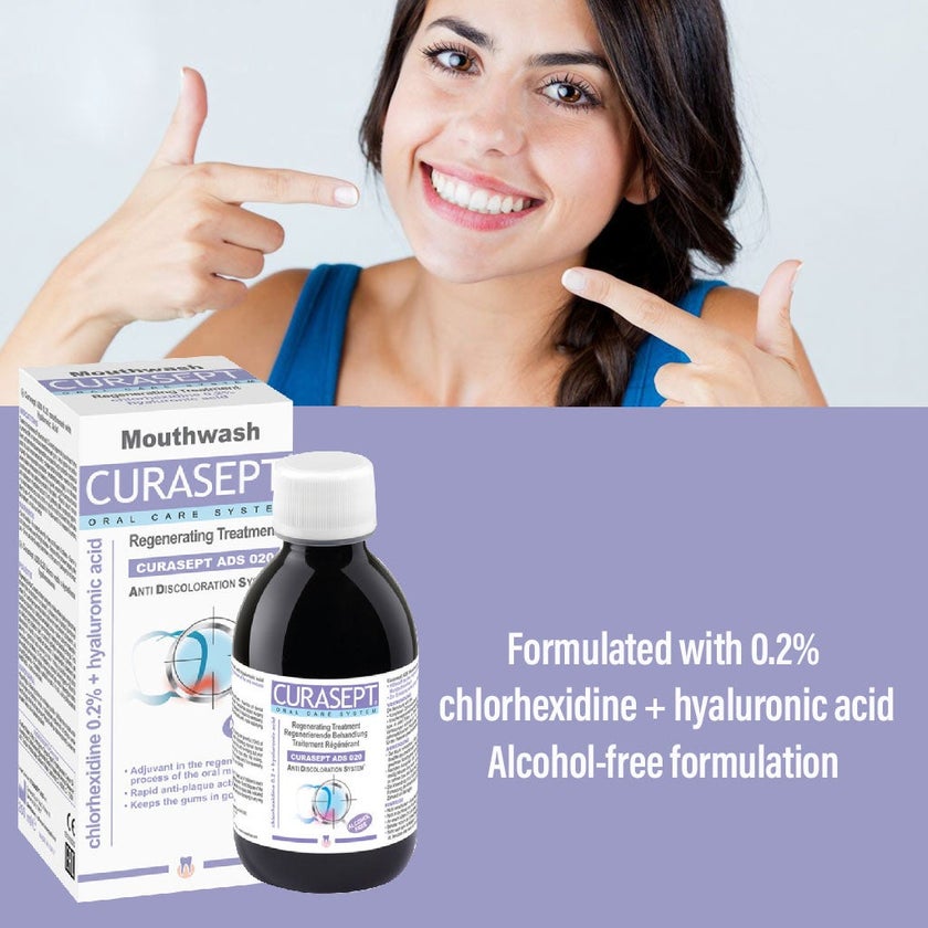 Curasept Oral Care System Regenerating Treatment Curasept ADS 020 Mouth Wash 200ml