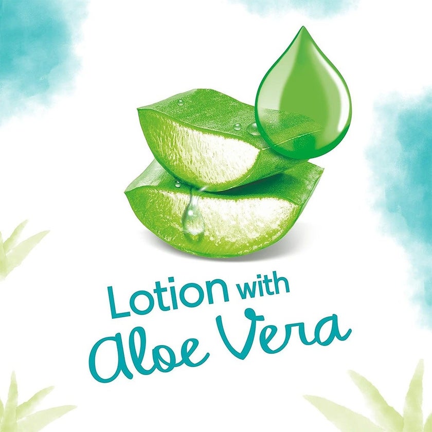 Pampers Complete Clean Baby Wet Wipes With Aloe Vera, Super Saving Pack of 6*64's