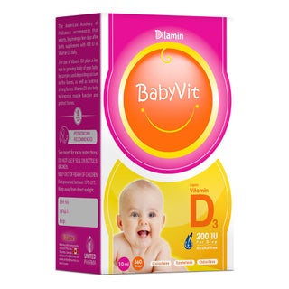 Ditamin BabyVit Liquid Baby Vitamin D3 Drops 200IU 10ml 