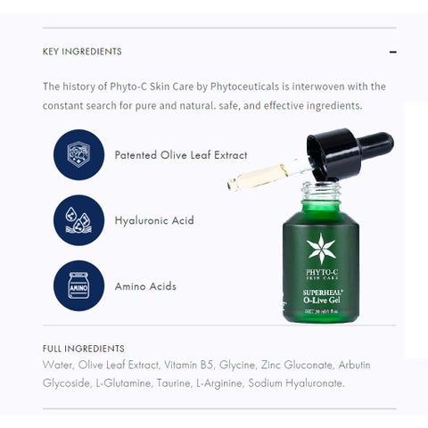 Phyto-C Superheal O-Live Moisturizing Gel With Hyaluronic Acid & Olive Leaf Extract 30ml