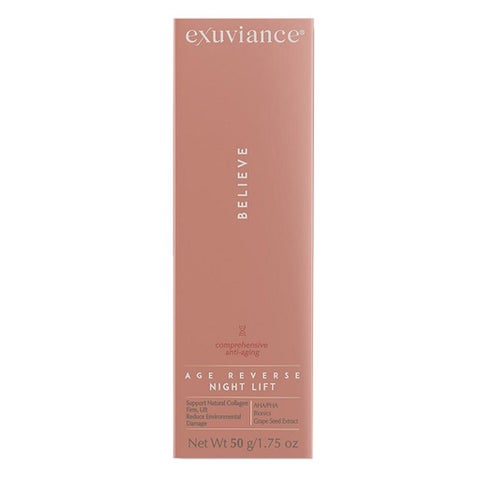 Exuviance Age Reverse Night Lift Comprehensive Anti-Aging Face Cream With AHA, PHA & Peptides 50g