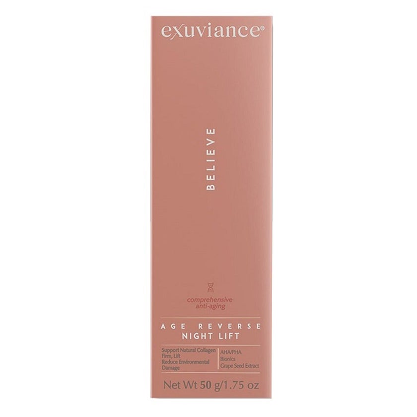 Exuviance Age Reverse Night Lift Comprehensive Anti-Aging Face Cream With AHA, PHA & Peptides 50g