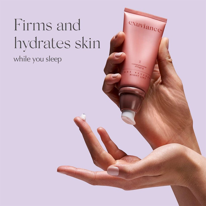 Exuviance Age Reverse Night Lift Comprehensive Anti-Aging Face Cream With AHA, PHA & Peptides 50g