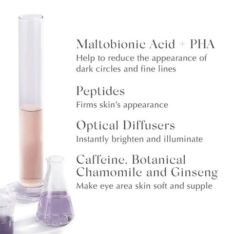 Exuviance Age Reverse Eye Contour Comprehensive Anti-Aging Cream With PHA, Peptides & Caffeine 15g