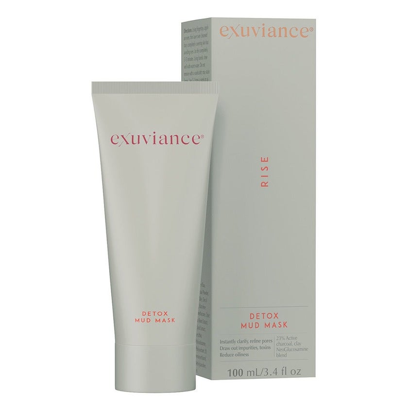 Exuviance Detox Clarifying Mud Facial Mask Treatment With Activated Charcoal 100ml