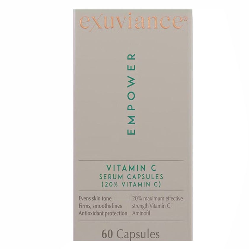 Exuviance Anti-Aging 20% Vitamin C Face Serum Capsules, Pack of 60's