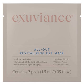 Exuviance All-Out Revitalizing Anti-Aging Eye Mask Pads 1.5ml, Pack of 2 Pads per 12 Packets