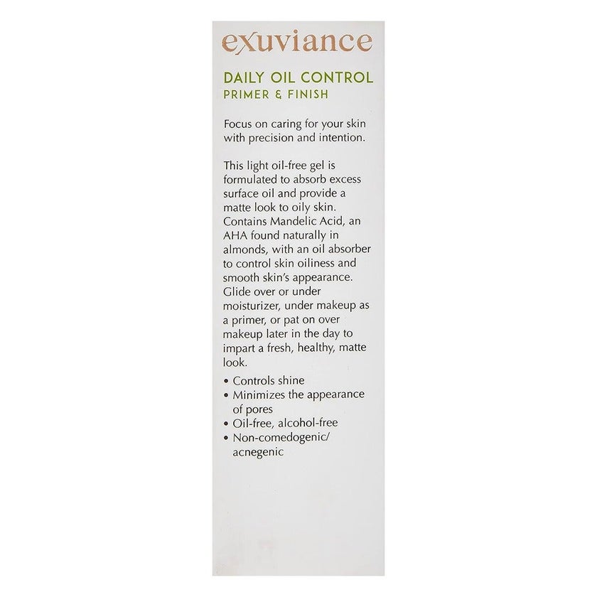 Exuviance Daily Oil Control Face Primer & Matte Finish AHA/PHA Gel For Oily & Acne-Prone Skin 30g