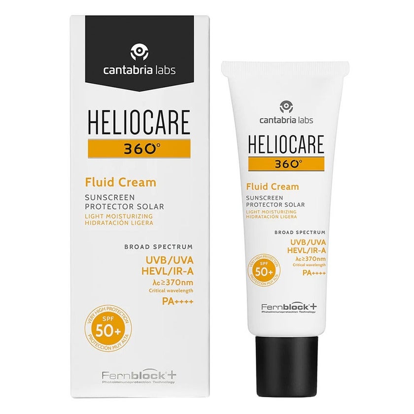 Heliocare 360° Fluid Cream Broad Spectrum Sunscreen With SPF 50+ & PA++++ 50ml