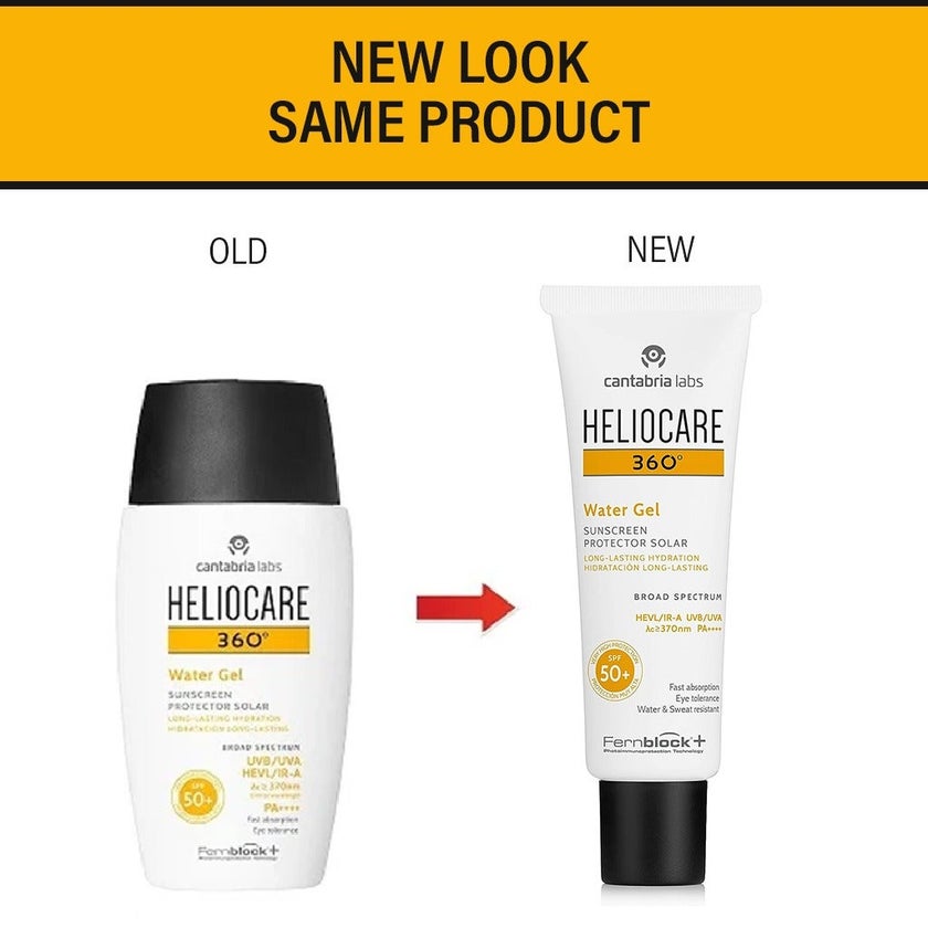 Heliocare 360° Water Gel Broad Spectrum Sunscreen With SPF50+ & PA++++ 50ml