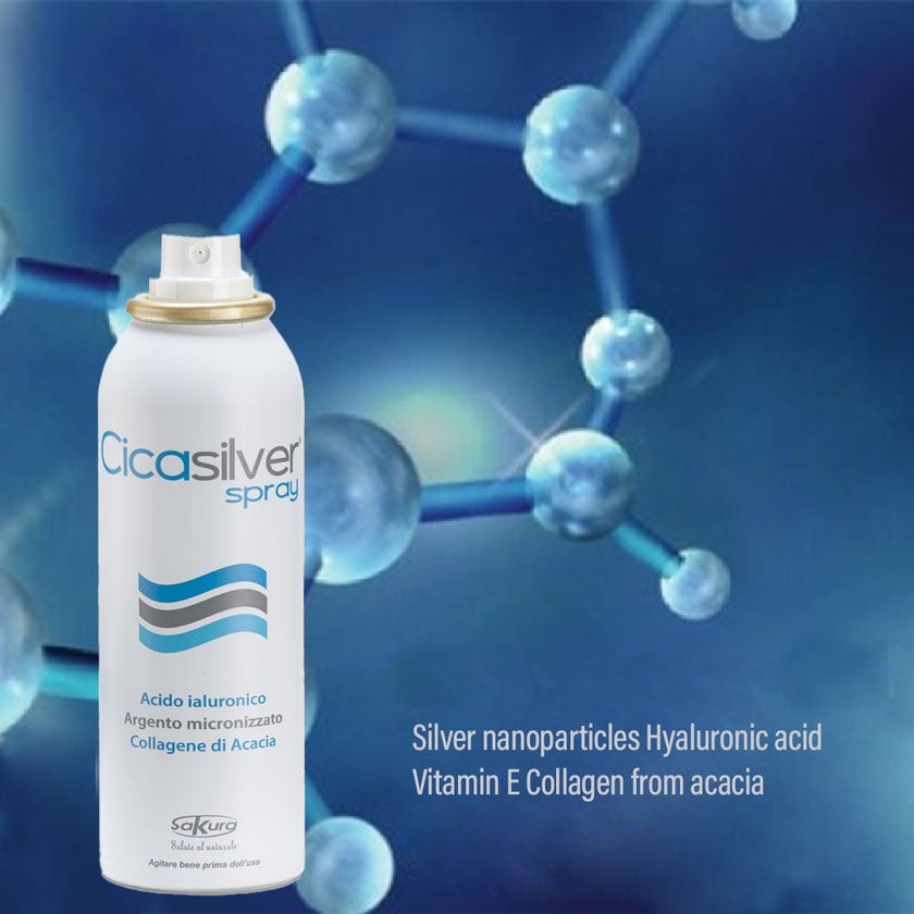 Cicasilver Skin Lesions & Wound Healing Spray 125ml