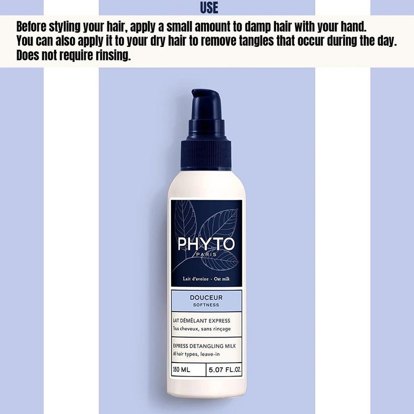 Phyto Douceur Softness Express Detangling Leave-In Milk For All Hair Types 150ml