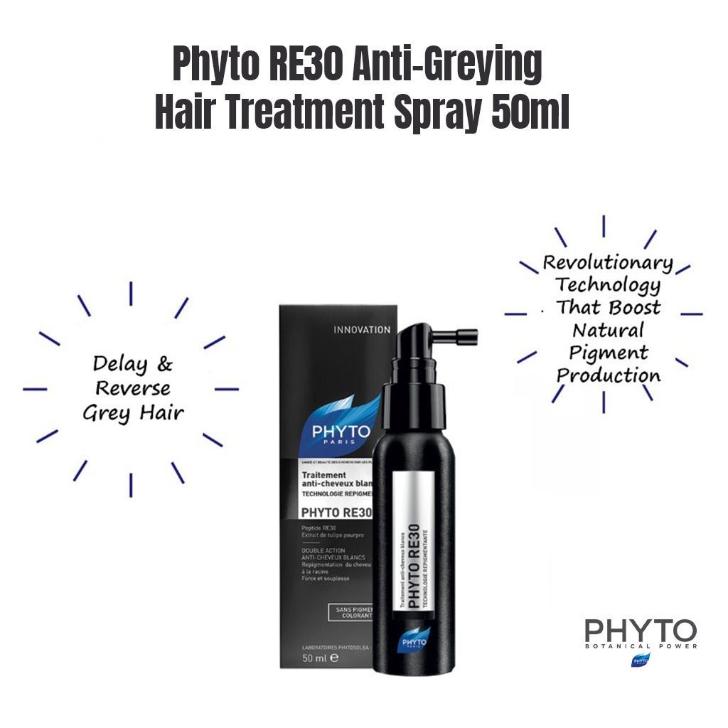 Phyto RE30 Anti-Greying Hair Treatment Spray 50ml - myAster