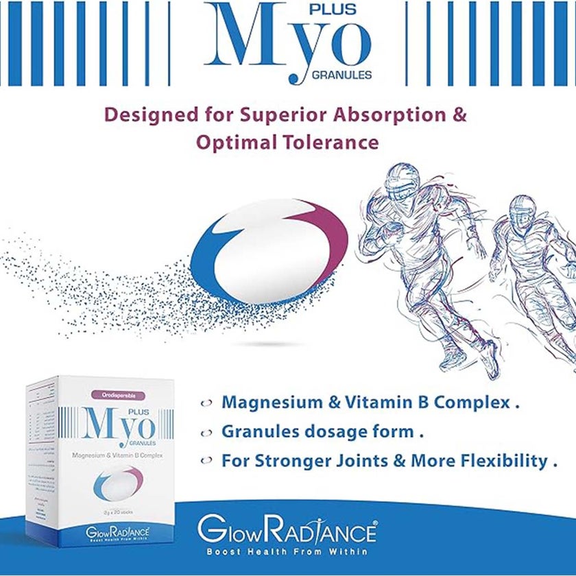 GlowRadiance Myo Plus Oral Granules 2g, Pack of 20's