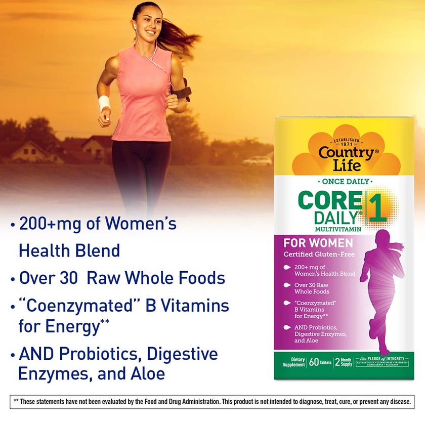 Country Life Core Daily 1 Women Multivitamin Tablets, Pack of 60's ...
