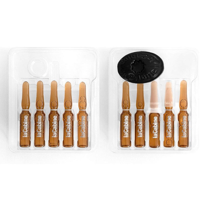 LaCabine Flash Effect Instant Lifting & Anti-Fatigue 2ml Facial Ampoules For All Skin Types, Pack of 10's
