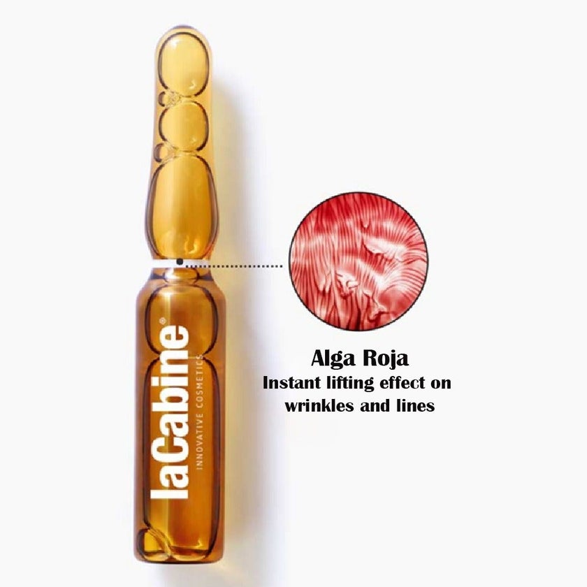 LaCabine Flash Effect Instant Lifting & Anti-Fatigue 2ml Facial Ampoules For All Skin Types, Pack of 10's