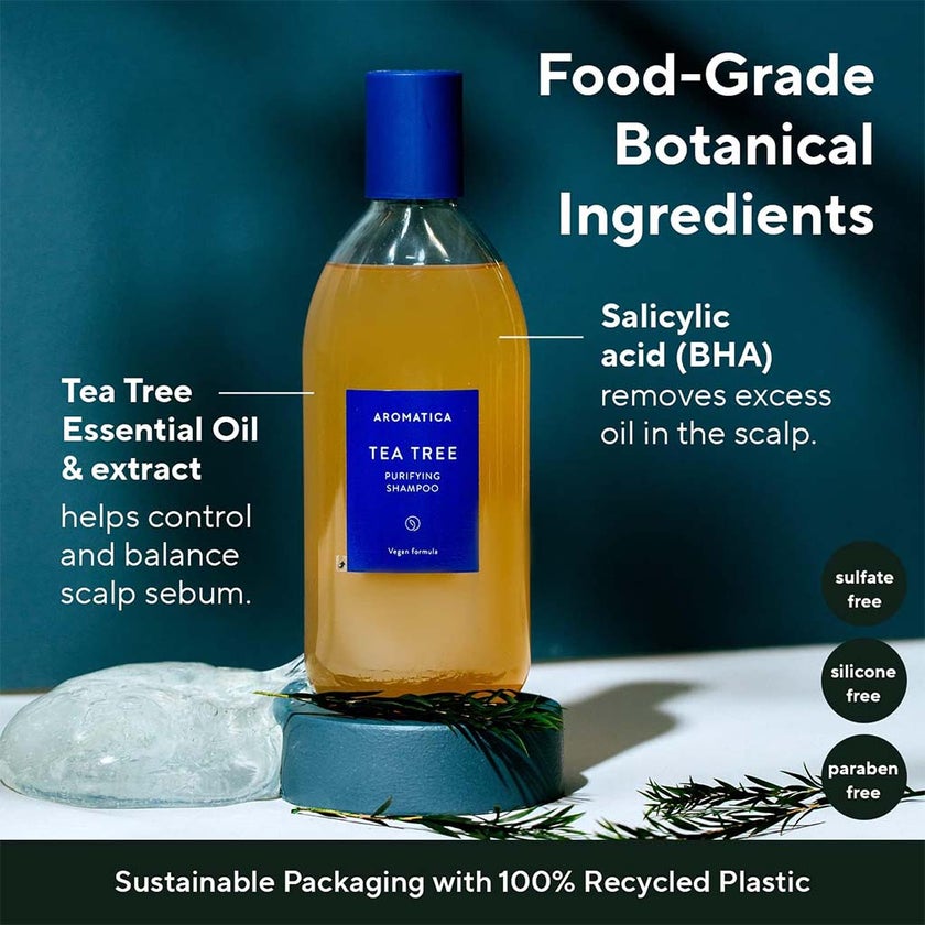 Aromatica Tea Tree Anti-hair loss Purifying Shampoo 400ml