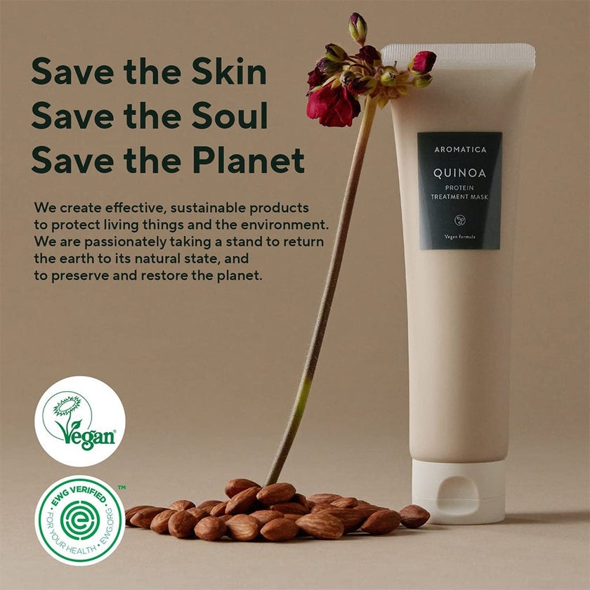 Aromatica Quinoa Protein Treatment Mask For Dry, Damaged Hair 160ml