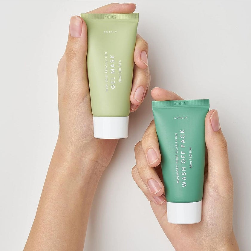 Axis-Y Mask Now Glow Later Wash Off Mask Duo Set - Gel Mask + Wash Off Pack 2*30ml