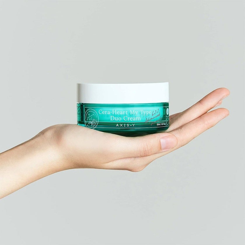 Axis-Y Cera-Heart My Type Hydrate & Smooth, Cooling & Nourishing 2-In-1 Duo Cream 60ml