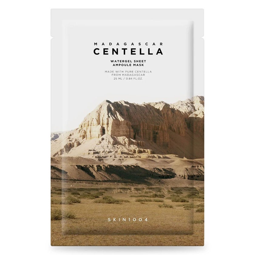 Skin1004 Madagascar Centella Watergel Sheet Ampoule Facial Mask, Pack of 25ml x 5's