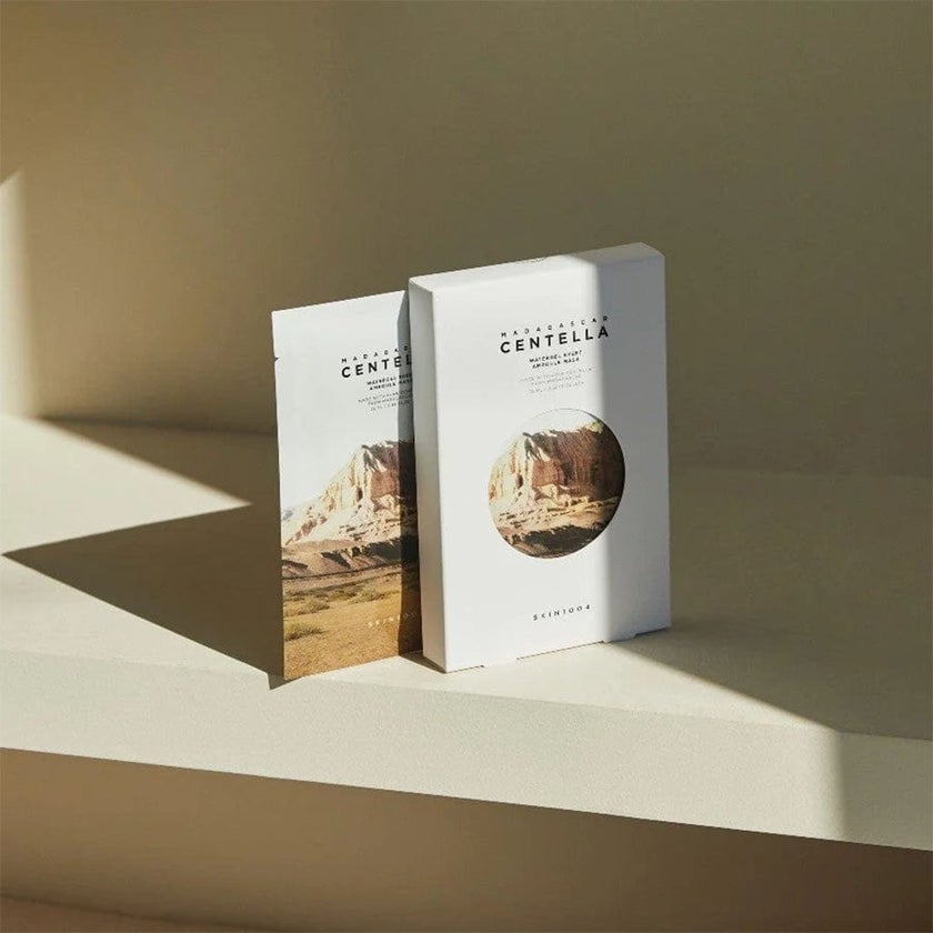 Skin1004 Madagascar Centella Watergel Sheet Ampoule Facial Mask, Pack of 25ml x 5's