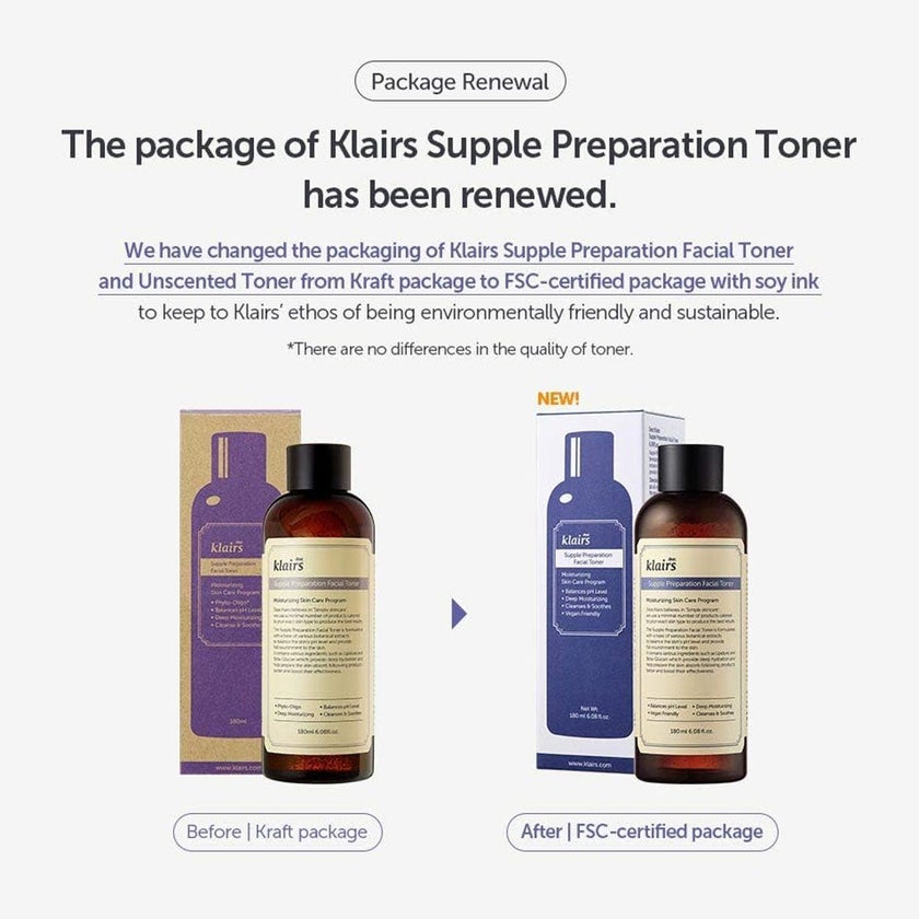 Dear Klairs Supple Preparation Moisturizing Facial Toner 180ml