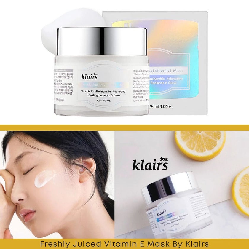 Dear Klairs Freshly Juiced Vitamin E Radiance Booster Face Mask 90ml