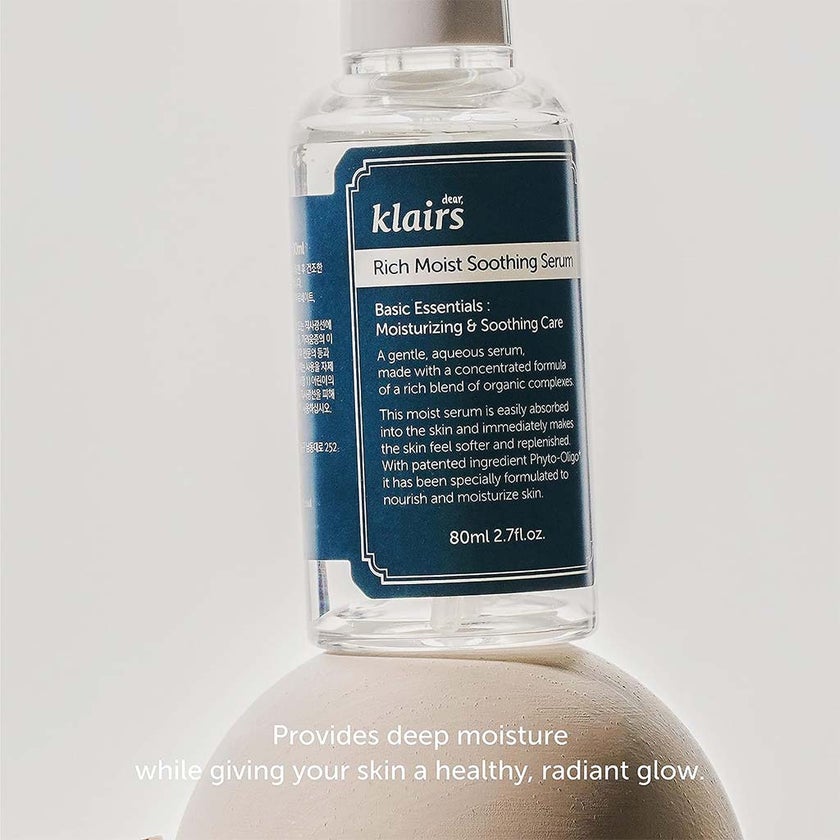 Dear Klairs Rich Moist Unscented Moisturizing & Soothing Facial Serum 80ml
