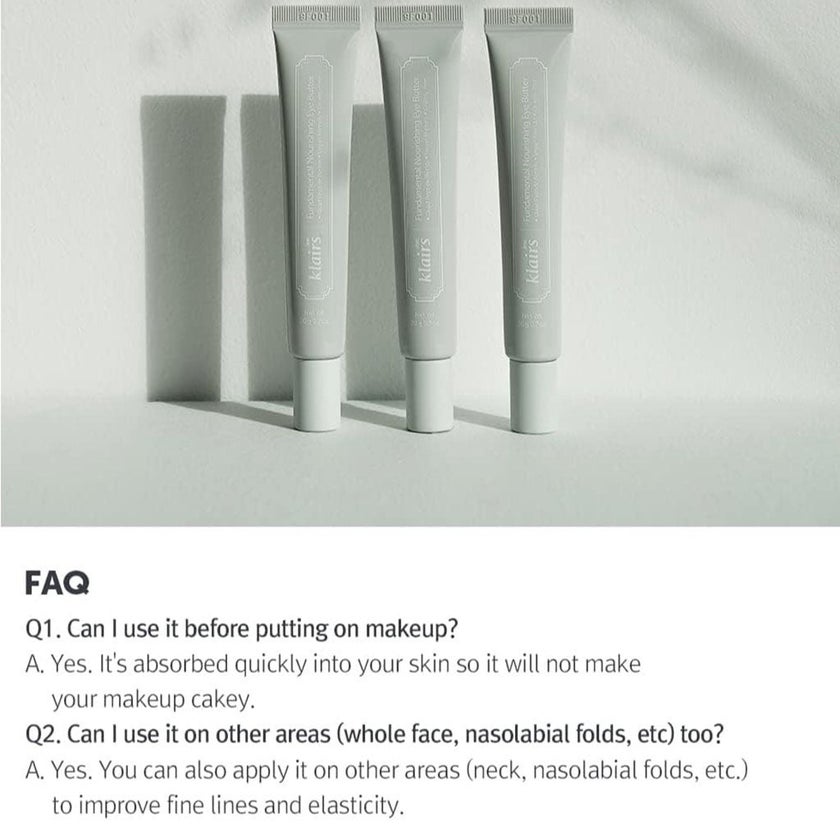 Dear Klairs Fundamental Nourishing Eye Butter 20g