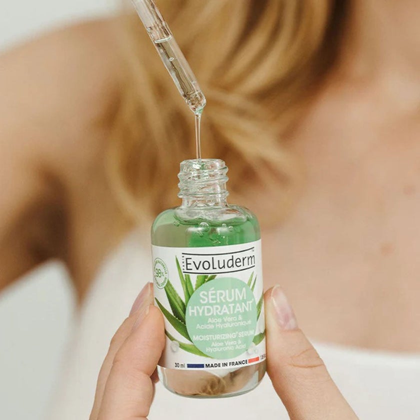 Evoluderm Moisturizing Face Serum With Aloe Vera & Hyaluronic Acid For Skin Hydration 30ml