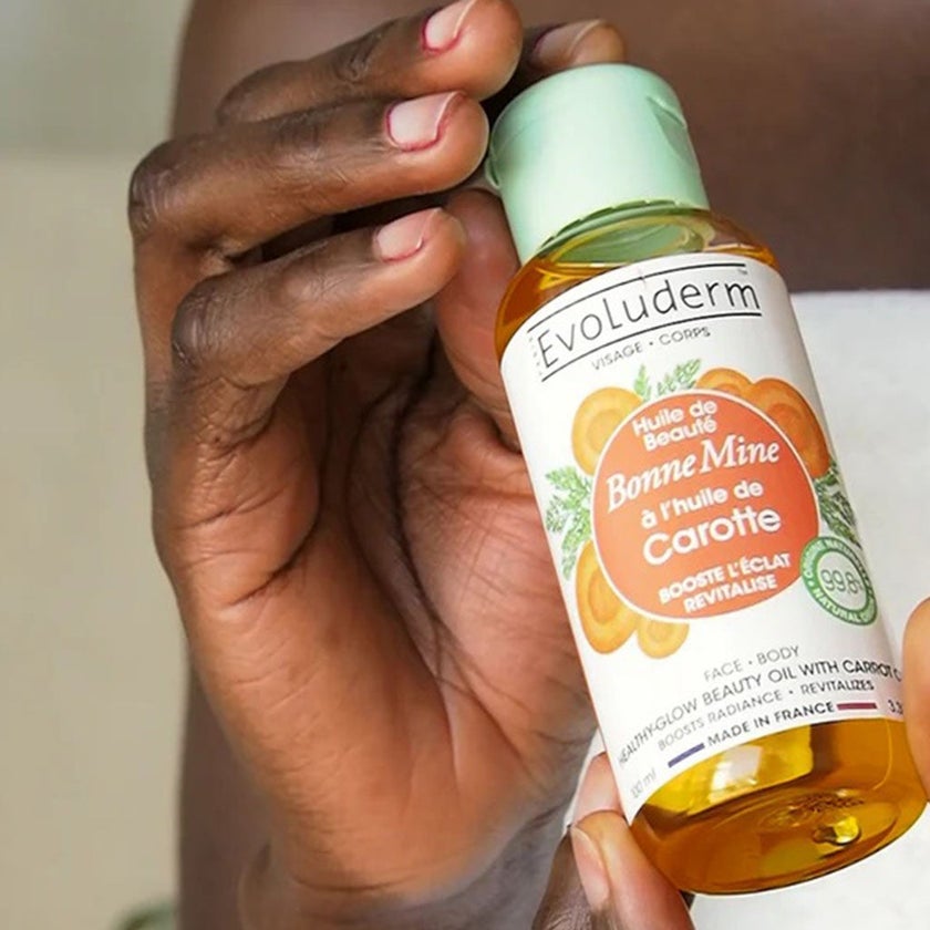 Evoluderm Healthy Glow Beauty Oil With Carrot Oil For Face & Body 100ml 