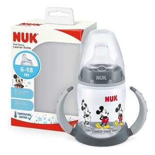 Nuk First Choice Mickey Mouse 150ml Baby Learner Bottle With Temperature Control