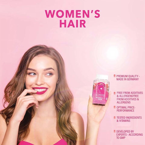 Ivybears Women's Hair Gummies With Biotin, Zinc & Vitamin C, Pack of 60's