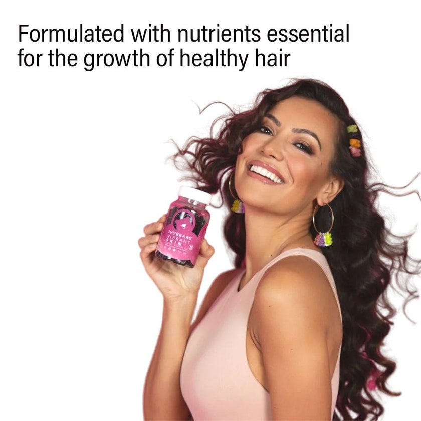 Ivybears Vibrant Skin Gummies With Collagen & Hyaluronic Acid, Pack of 60's