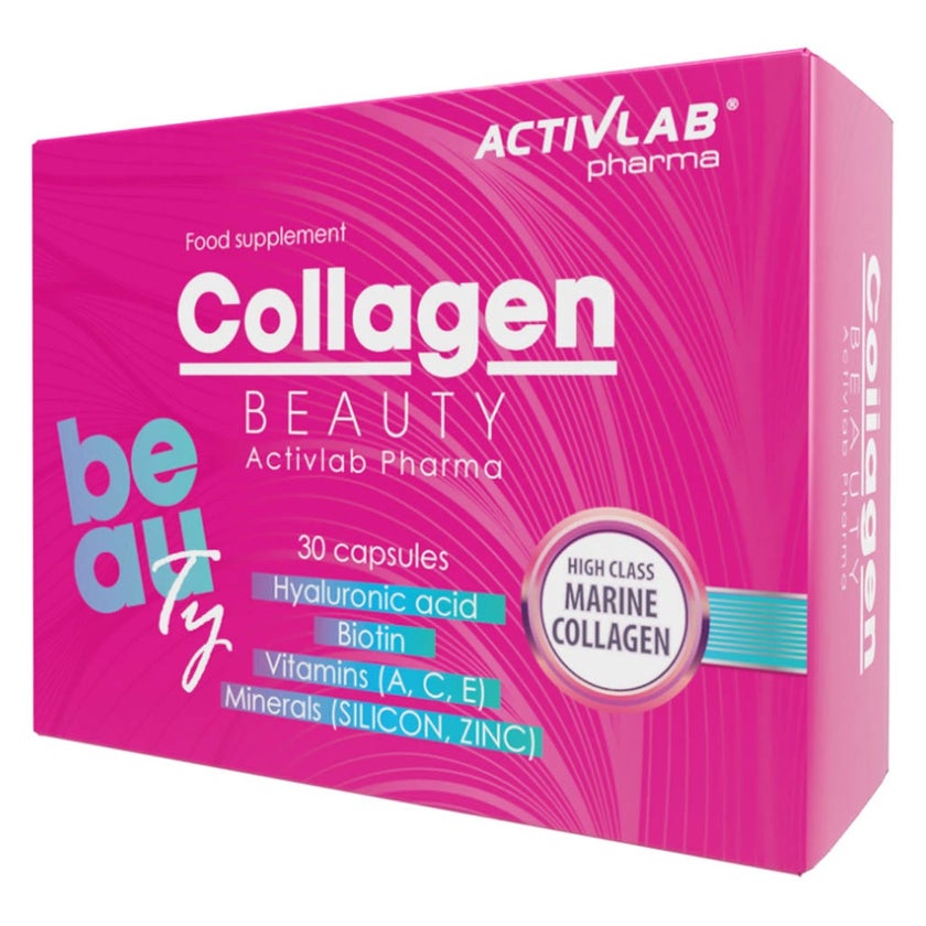 Activlab Pharma Collagen Beauty Capsules With Hyaluronic acid, Biotin & Minerals For Aging Skin, Pack of 30's