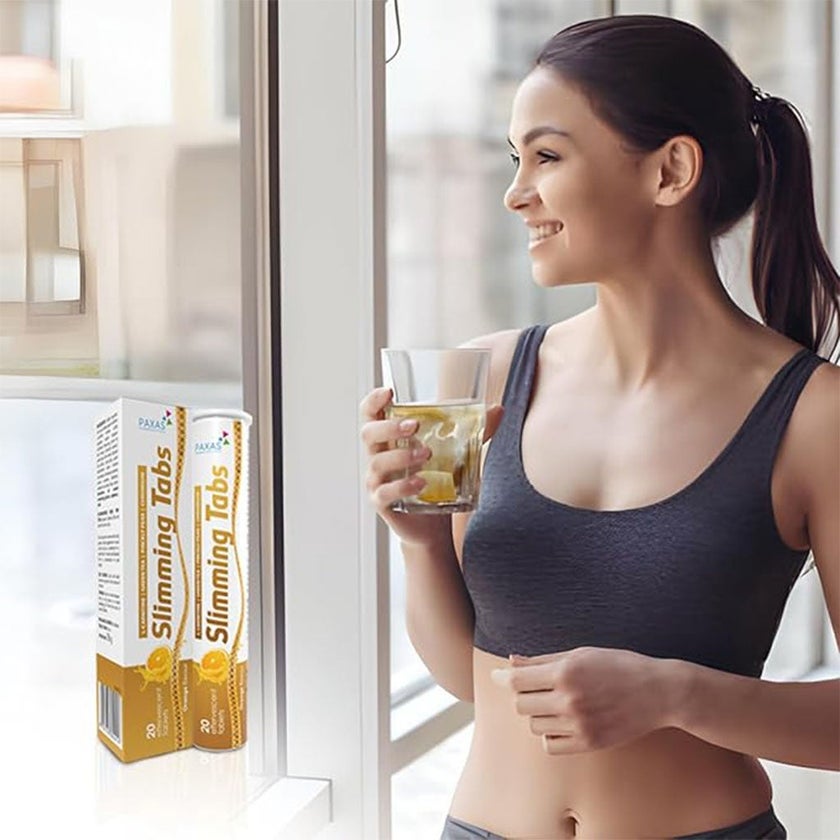 Paxas Slimming Effervescent Tablets With L-carnitine & Green Tea Extract, Pack of 20's