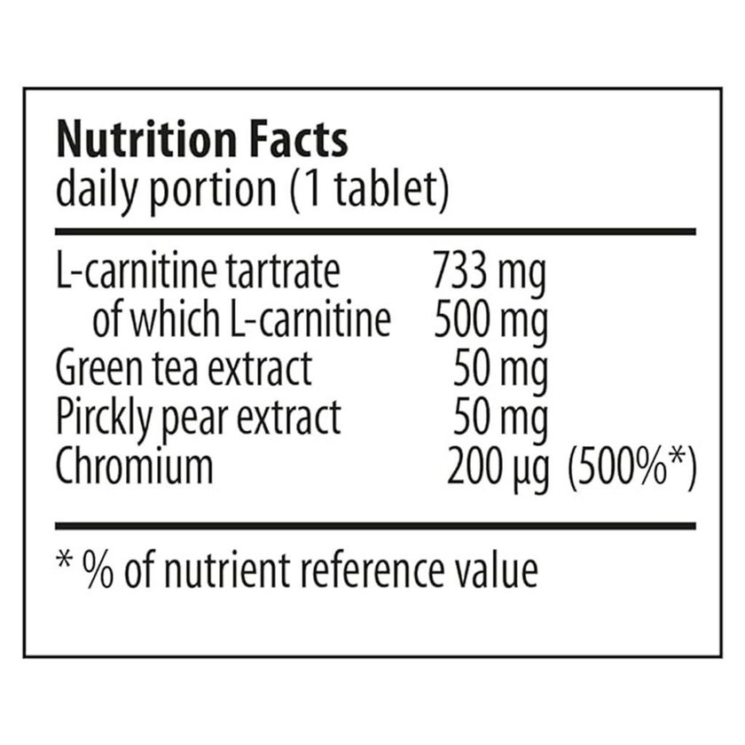 Paxas Slimming Effervescent Tablets With L-carnitine & Green Tea Extract, Pack of 20's