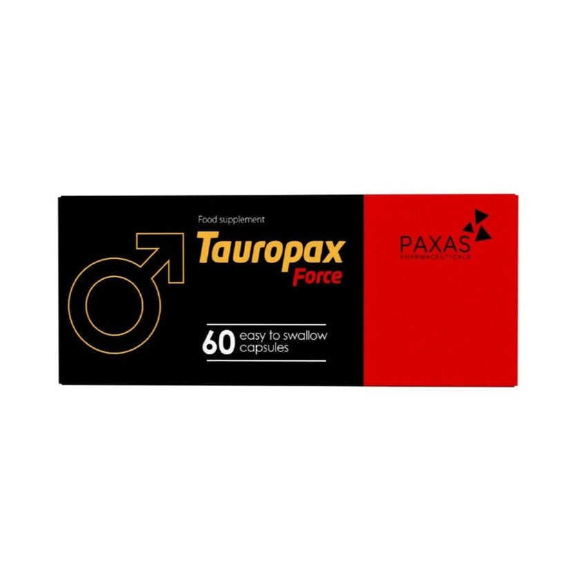 Paxas Tauropax Force Performance Enhancer Capsules For Men, Pack of 60's