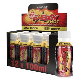 Activlab Pharma Energy Shot With Caffeine, Vitamins & Amino Acids 100ml, Pack of 12's