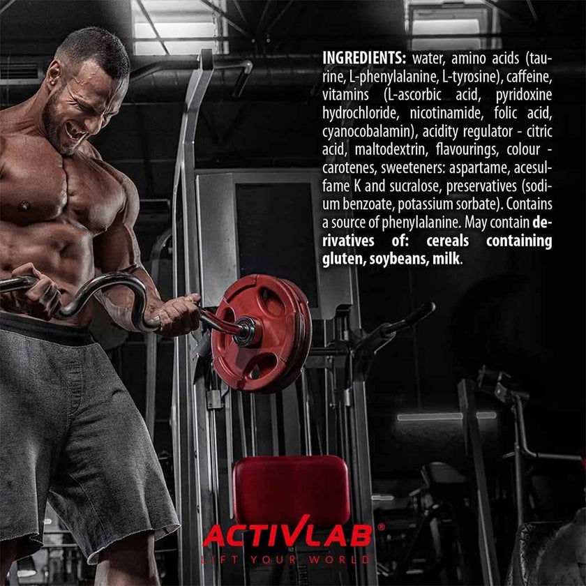 Activlab Pharma Energy Shot With Caffeine, Vitamins & Amino Acids 100ml, Pack of 12's