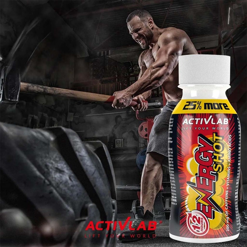 Activlab Pharma Energy Shot With Caffeine, Vitamins & Amino Acids 100ml, Pack of 12's