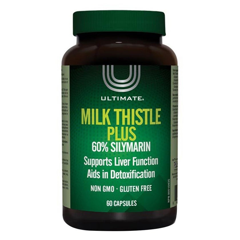Ultimate Milk Thistle Plus Liver Support Supplement Capsules, Pack of 60's