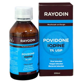 Rayodin Povidone Iodine 1% Mouthwash & Gargle 200ml