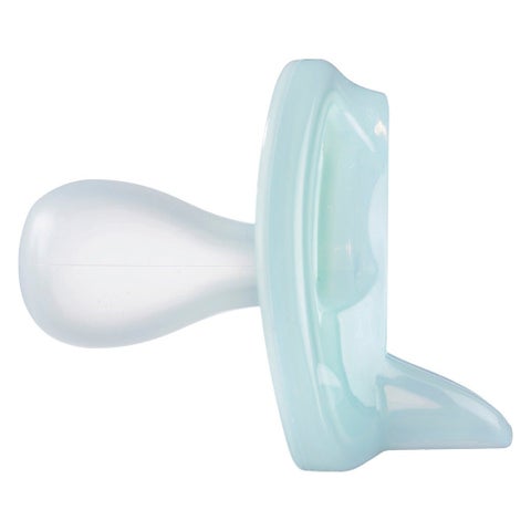 Tommee Tippee Ultralight Super Orthodontic Soft Silicone Baby Soother For 0 To 6 Months - Green/White, Pack of 2’s