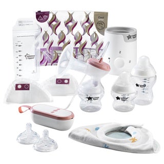 Tommee Tippee Closer To Nature Complete Breastfeeding & Baby Bottle Feeding Kit -White